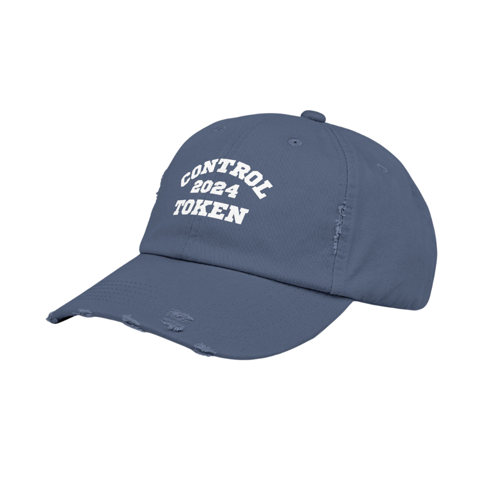 Control Token 2024 Dad Cap Distressed