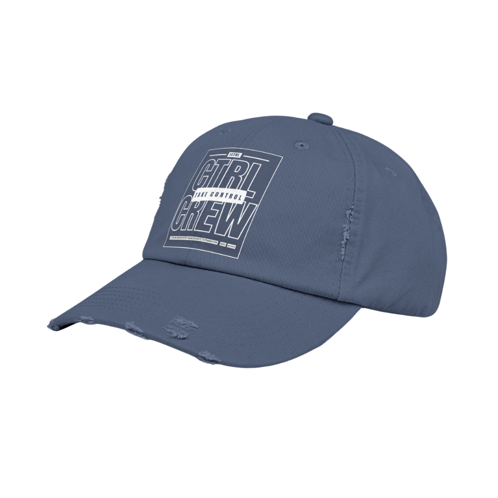 CTRL CREW Distressed Dad Cap