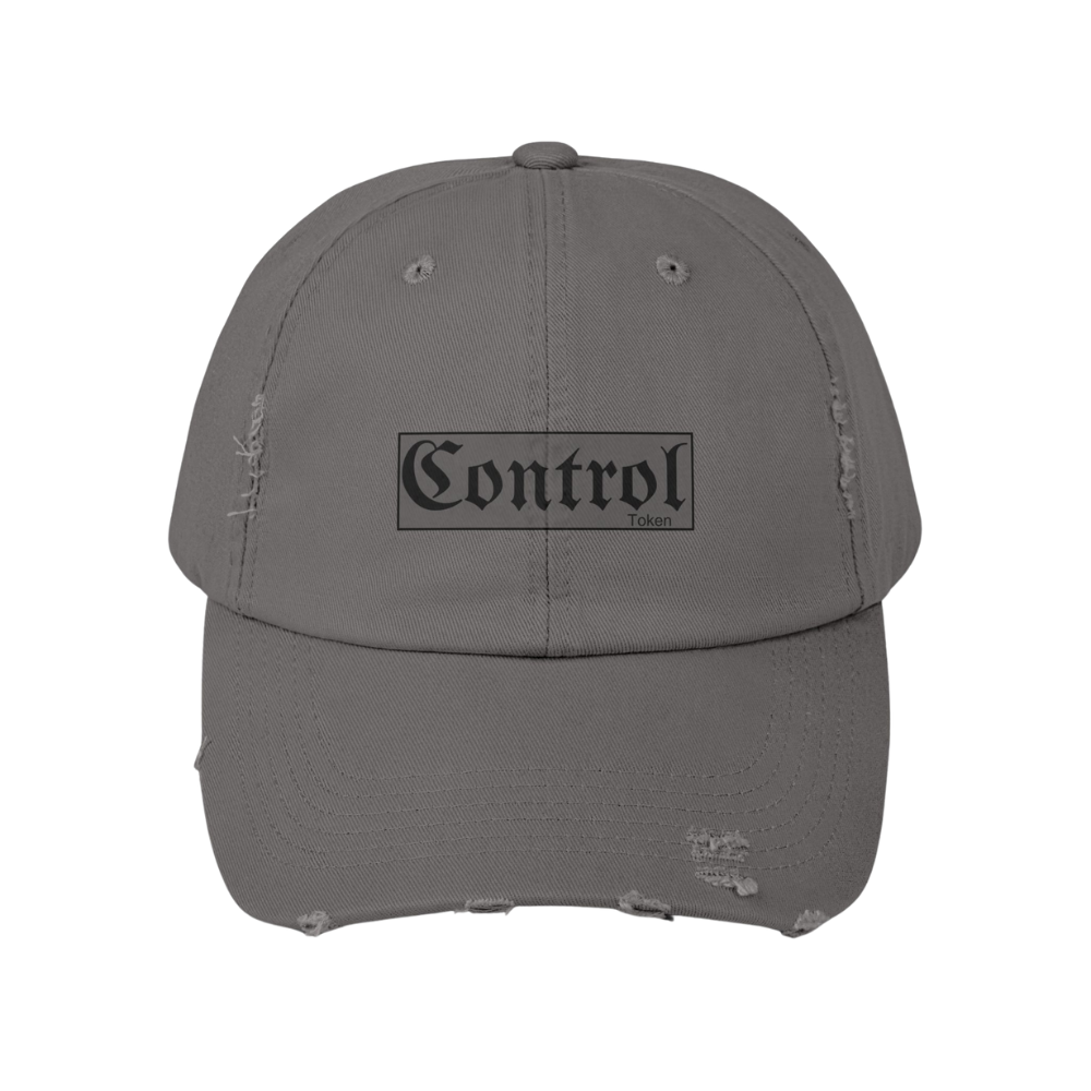 Control Vintage Distressed Dad Cap