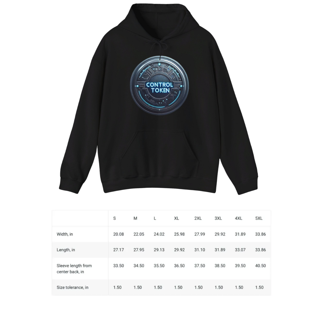 Control Token Logo Hoody (Black)