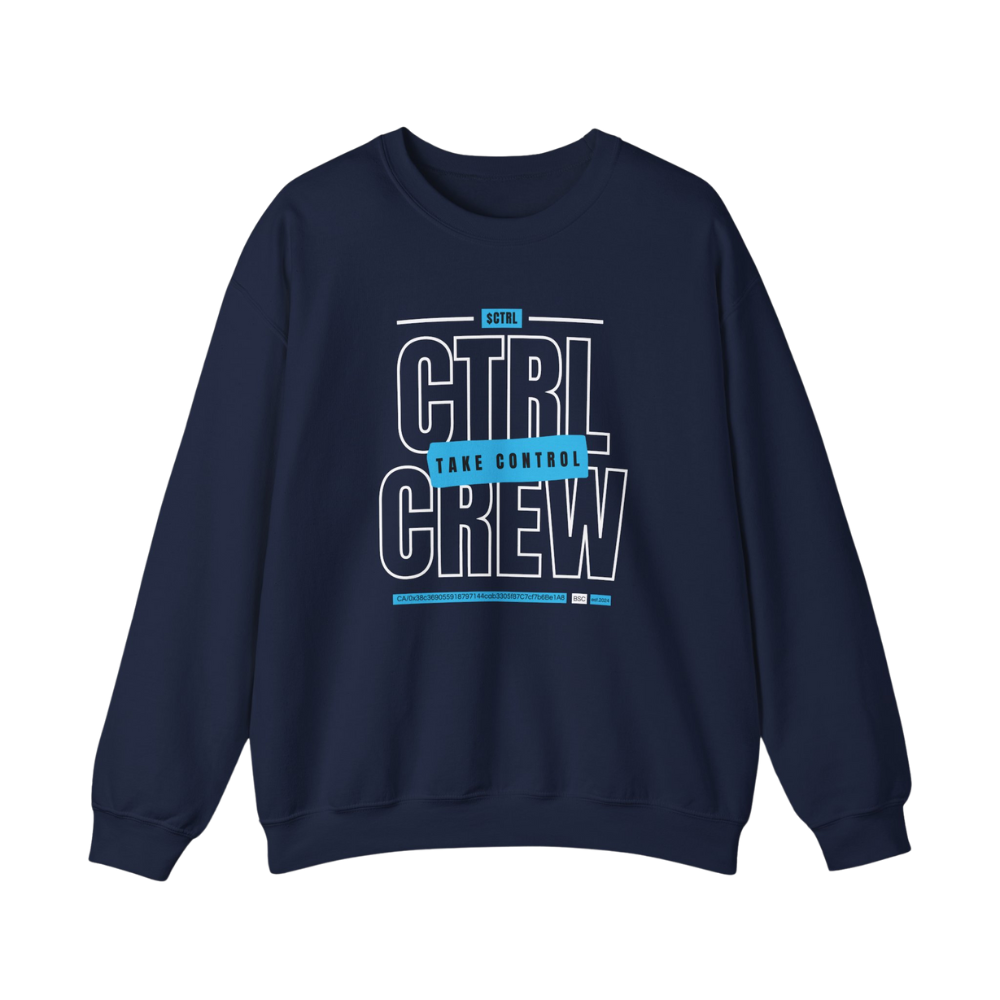 $CTRL CREW Crewneck Sweater (Navy)