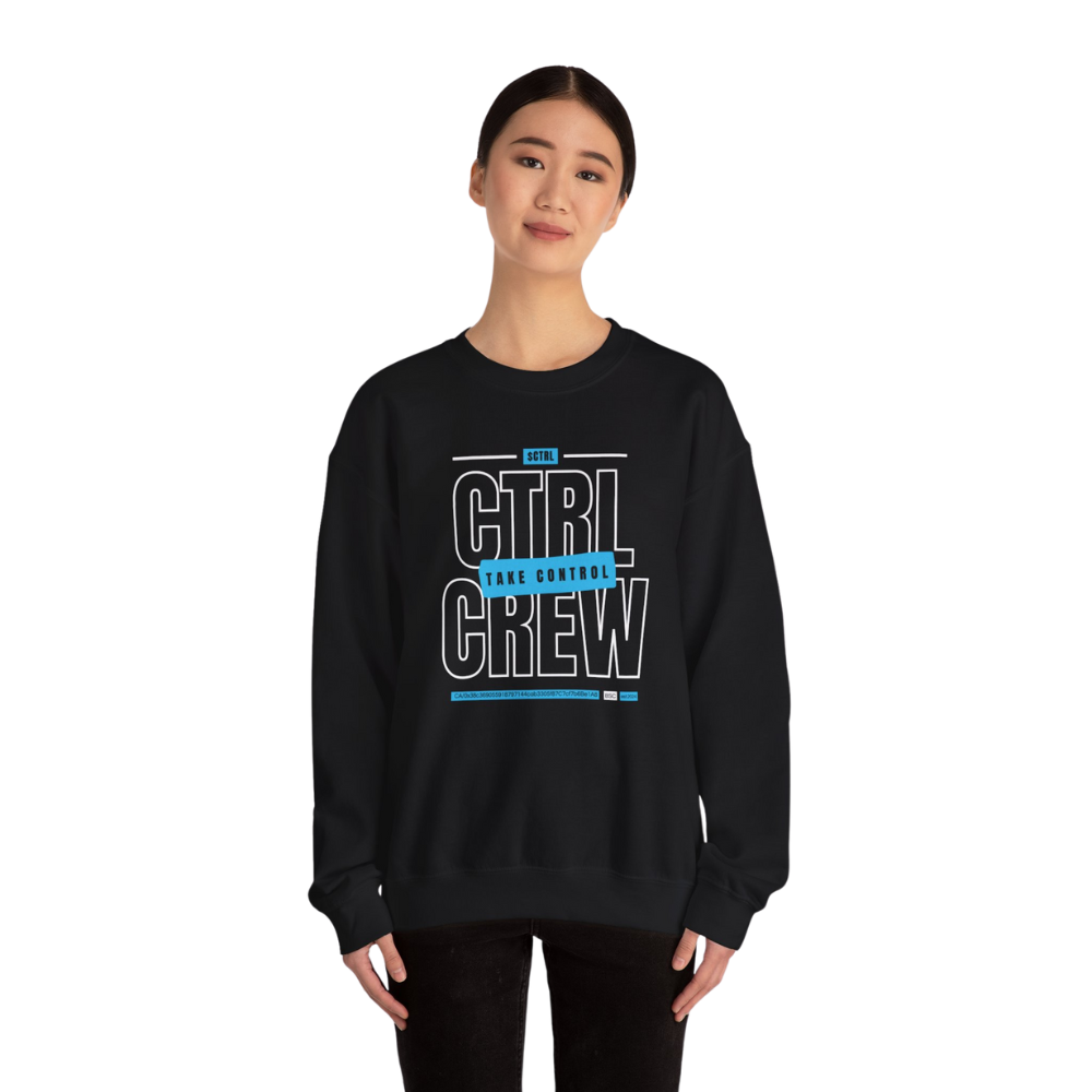 $CTRL CREW Crewneck Sweater (Black)