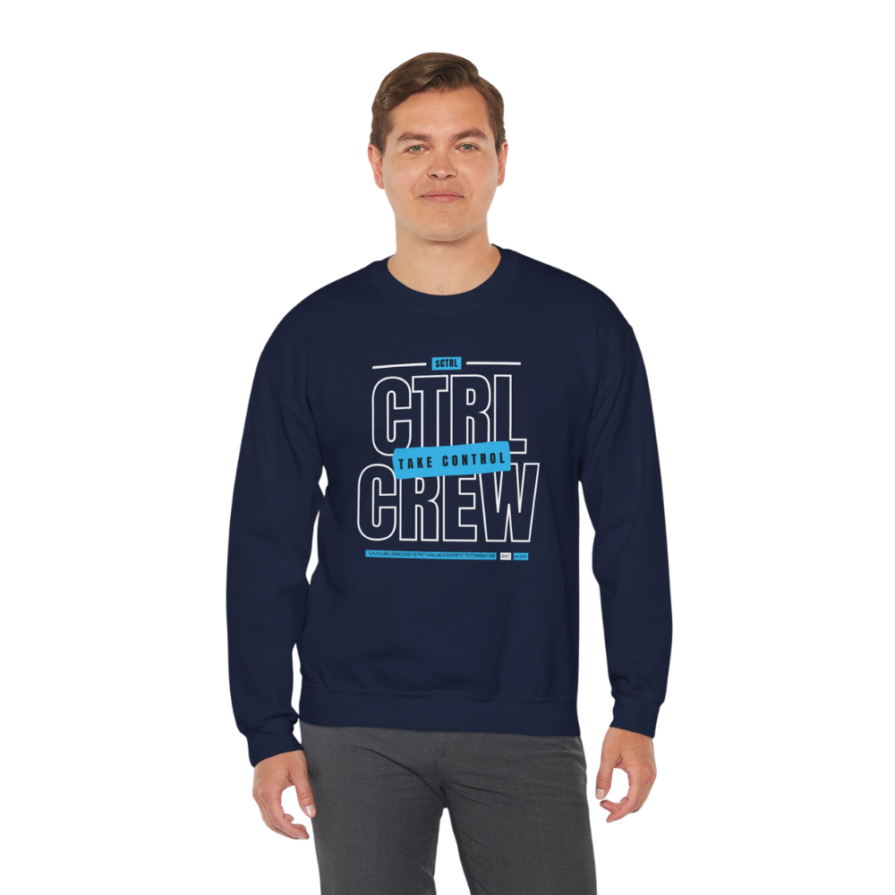 $CTRL CREW Crewneck Sweater (Navy)