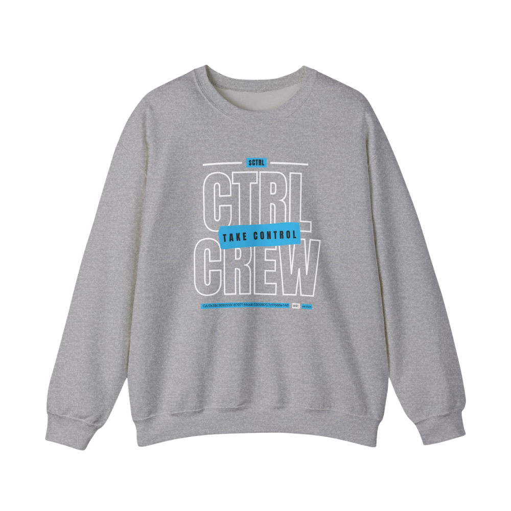 $CTRL CREW Crewneck Sweater (Athletic Gray)