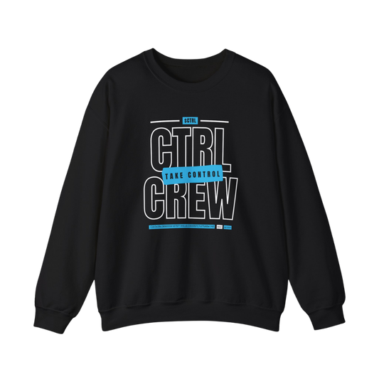 $CTRL CREW Crewneck Sweater (Black)